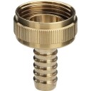 5 stk 1" x 3/4" x 1,1/4" gjengede koblinger i rødgods, slangekobling