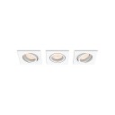 Philips myLiving Indbygningsspot, Indbygget lysplade 3 pære(r ) LED 220-240 V Hvid