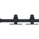 Mini skyvedørsett karbonstål 152 cm