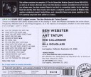 The Ben Webster Art Tatum Quartet  The Ben Webster Art Tatum Quartet  CD