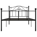 vidaXL Sengeramme svart metall 100x200 cm