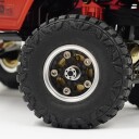 Yeah Racing WL-0170SV ALUMINUM CNC 5 SPOKE W/ GRAPHITE BEADLOCK