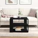 Kaffebord Svart Eik 59,5x59,5x40 cm Konstruert Tre