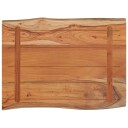  Sidebord 50x40x2,5 cm heltre akasie naturlig kant 8721012093348