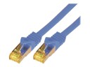 M-Cab Koblingskabel Rj-45 Hann Til Rj-45 Hann 2 M Sftp Pimf Cat 7 Halogenfri Formstøpt Uten Hindringer Blå