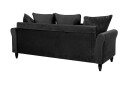 Paretti Sofa Fløyel   Svart