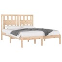 vidaXL Sengeramme heltre furu 120x190 cm 4FT Small Double