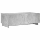 vidaXL Kaffebord Betonggrå 102 x 50,5 x 35 cm Konstruert tre