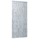 Insektgardin 100x220 cm hvit og grå