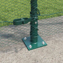  Gjerde med innlegg. grønn 1.6 x 50 m PVC belagt stål