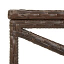 vidaXL Hagebenk 120 cm polyrotting brun
