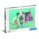 Clementoni Puslespill 500 Brikker The Funny Dalmatian