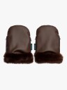 KONG.WALTHER Østerbro Fur Barnevognvotter Chocolate Brown