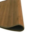  Teppe rund brun 60 cm bambus 8721012369931
