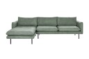 Woodal Hjørnesofa 4 seter   Grønn/Svart