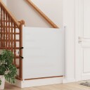 Vidaxl Uttrekkbar Kjæledyrport Hvit 82.5X125 cm