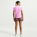 Nike Dri FIT One Classic SS Top Dame Pink Rise/White M