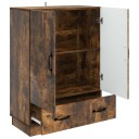  Serviesskap med skuff Røkt Eik 66 x 34,5 x 92 cm Konstruert tre