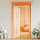  Trådgardiner 2 stk oransje 140x250 cm 8721158550606