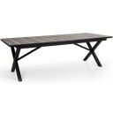 Brafab Hillmond uttrekkbart bord 100x238 297 cm svart/natur