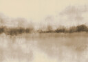 Abstract Landscape in neutral browns Plakat Plakat / 30x40cm