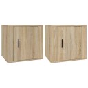 vidaXL Nattbord 2 stk sonoma eik 50x39x47 cm