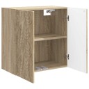 vidaXL Vegghengt skap Sonoma eik 59 x 31 x 60 cm Konstruert tre