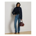 Lauren Ralph Lauren   Kardigan Matte Rayon Nylon   Blå