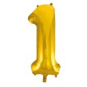 Folie Ballong Gull 86 cm - Tallet 1