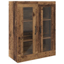  Hengende Veggskap Brun 69.5 x 34 x 90 cm Konstruert tre