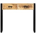 vidaXL Konsollbord 90x30x75 cm heltre mango