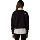 The North Face Crop Cutline Oversized Crew Sweatshirt Barn Svart 137 143