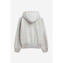 Caspara Racquet Club Zip Hoodie Dame Grey Melange W Dark Olive M