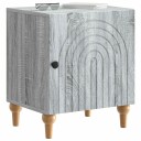  Nattbordskap 2 pcs Grå sonoma 43 x 34,5 x 50 cm Konstruert tre