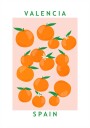 Flower Market Oranges Poster Plakat / 100x150cm