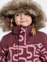 Didriksons Kids' Bjärven Printed Coverall 2 Path S Pink 80