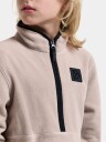 Didriksons Rubi Kids' Half-Zip Beach beige