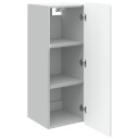 vidaXL Vegghengt skap Hvit 33 x 34,5 x 94 cm Konstruert tre