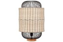 Leftyr Bordlampe 55 cm E27 Svart/Natur