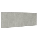 vidaXL Vegghengt sengegavl betonggrå 240x1,5x80 cm konstruert tre