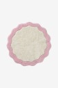 Ellos Home   Badematte Scallop Round   Rosa