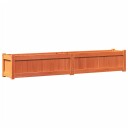Hageplantekasse voksbrun 180x31x31 cm heltre furu