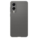 Spigen Liquid Air Etui for Samsung Galaxy S25 Edge - Marmor Grå