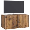  Vegghengt TV skap Gammelt tre 59,5 x 31 x 30 cm Konstruert tre