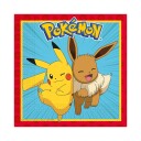 20 stk Pokémon Servietter 33x33 cm til Fest og Bursdag