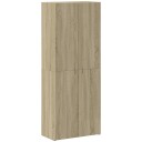  Arkivskap sonoma eik 60x32x153 cm konstruert tre