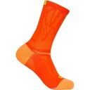 Hoka Unisex Clifton 10 Crew Run Sock Lava S