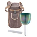 Meinl ESOLCSB639 Crystal Singing Bowl Essence Solfeggio FA 639 Hz