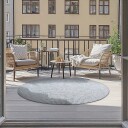 Rundt teppe   Bergen grå Størrelse: Ø 200 cm