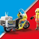 Playmobil City Life - Rescue Motorcycle with Flashing Light